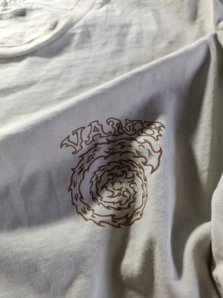 Camiseta vans de segunda mano