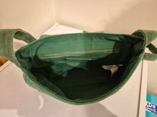 Bolso bandolera verde mujer