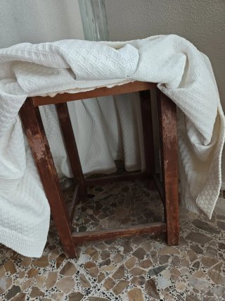 Mesa camilla baja madera y tela ÚLTIMOS DÍAS!!!