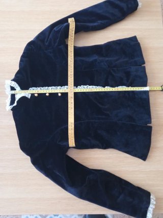 Corpiño Fallera Niña Negro Talla M
