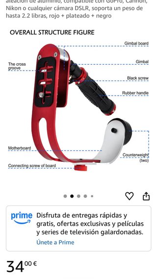 Estabilizador Video Steadyvid EX DEBO