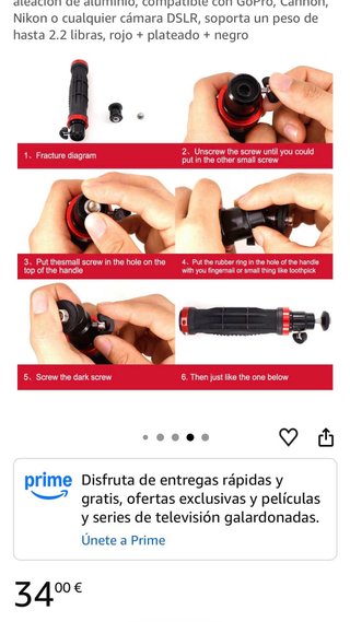 Estabilizador Video Steadyvid EX DEBO