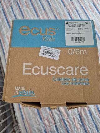 Colchón Minicuna Ecus Care Kids 90x50
