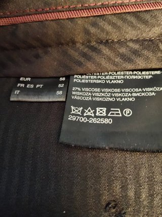 Traje de caballero azul marino sin estrenar