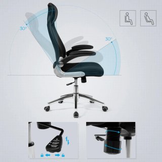 SONGMICS Silla Giratoria de Oficina