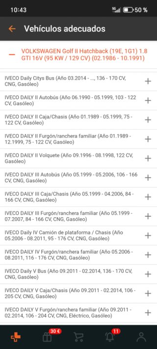 Pastillas Freno Iveco Daily Turbo