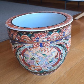 Macetero/Pecera Decorativa Oriental