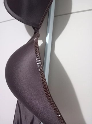 Sujetador marrón  con detalles de marron