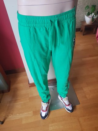 Pantalones deportivos verdes XL
