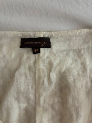 Vestido Adolfo Dominguez Lino Beige/Marrón