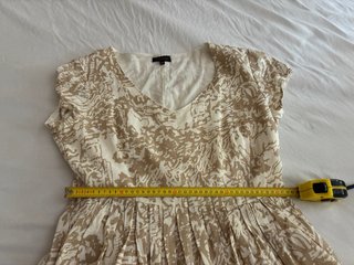 Vestido Adolfo Dominguez Lino Beige/Marrón