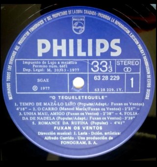Lote de 3 Vinilos Fuxan os Ventos Philips