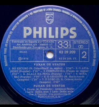 Lote de 3 Vinilos Fuxan os Ventos Philips