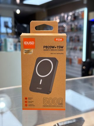 IDUSD P23A Cargador Inalámbrico Magnético 5000mAh