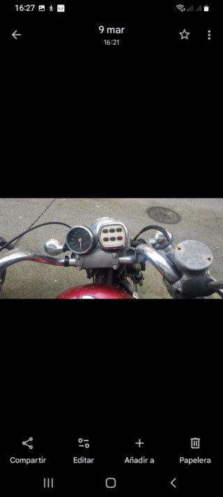 Kawasaki EN500 Custom Roja