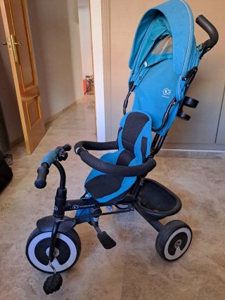 Triciclo de paseo para bebés y niños hasta 4 años