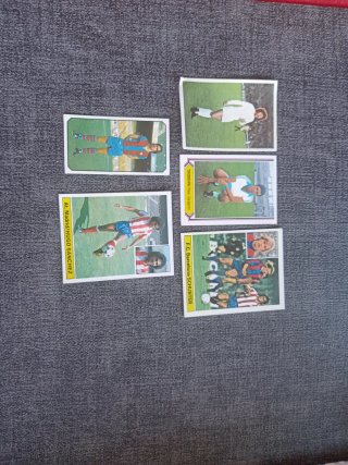 Lote cromos fútbol antiguos