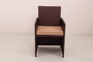 Conjunto Terraza Rattan sintetico Mesa y 6 Piezas
