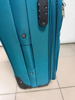Maleta mediana extensible tela nueva 20 kilos