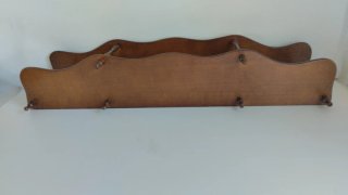 Estantería Antigua de Madera, 2 Baldas