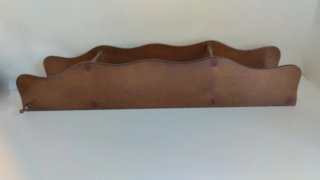 Estantería Antigua de Madera, 2 Baldas