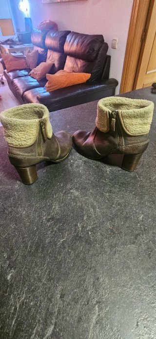 Botines Tamaris Mujer Borrego Talla 38