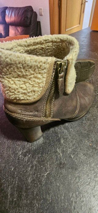 Botines Tamaris Mujer Borrego Talla 38