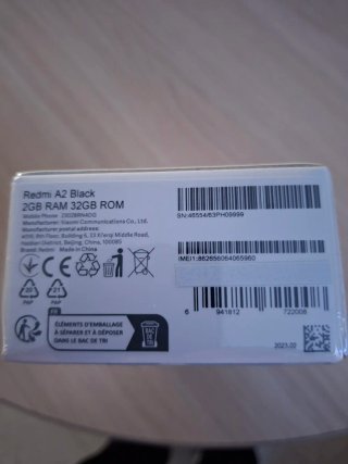 Redmi A2 Black 2GB RAM 32GB ROM Nuevo