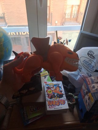 Figura Bestia Muntan Busters Naranja