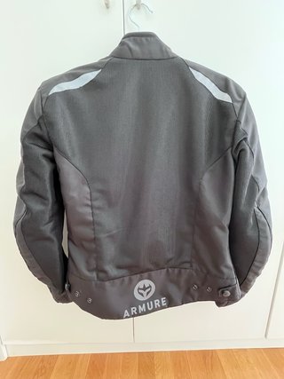 Chaqueta Moto Verano Mujer ARMURE Negra/Gris