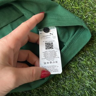 Polo Puma Negro y Verde