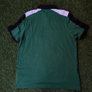 Polo Puma Negro y Verde