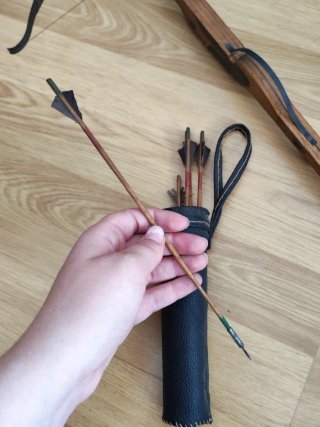 Set Ballesta y Arco Artesanales Madera