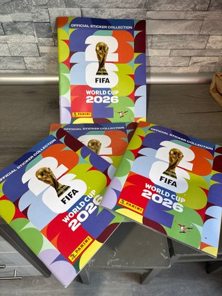 Álbum Mundial FIFA 2026 Panini Vacío. 1€cada unida
