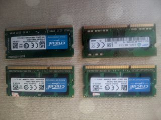 4x 4GB l DDR3L 1600MHz Módulos RAM