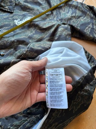 Giacca Carhartt WIP Tiger Camo   Jacket taglia M
