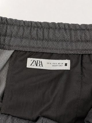 Pantalón Zara Hombre Gris Oscuro Talla XL