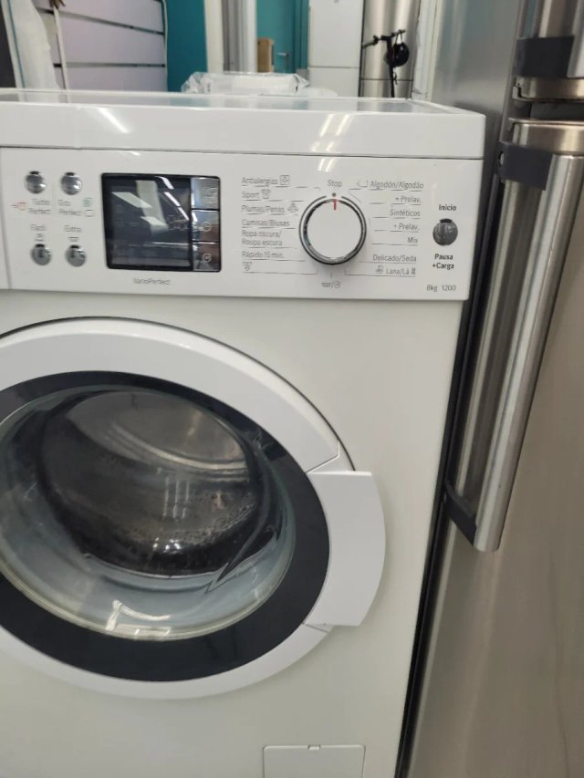 Combo Nevera Siemens y Lavadora Bosch