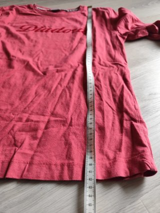 Maglietta Diadora rossa manica lunga