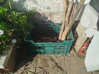 Caja de plástico negra para contenedor