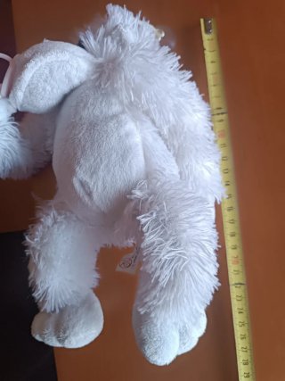 Peluche mono blanco