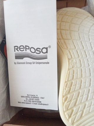 Zapatos de trabajo Reposa blancos