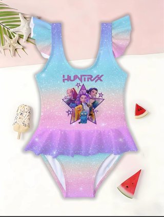 Bañador infantil con estampado Huntrax