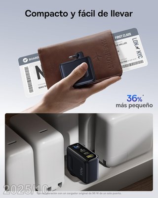 BASEUS Cargador USB-C 100w 3en1 Picogo E0121B