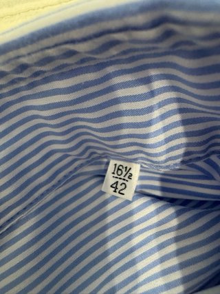 Camisa de rayas azules GUTTERIDGE Talla L