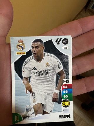 Cromo Mbappé Real Madrid Adrenalyn 24/25
