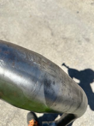 Tubo de escape txt V8 80/90 para moto 50cc