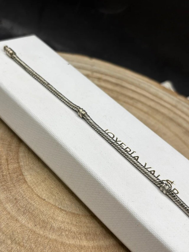 Pulsera Pandora para charms plata
