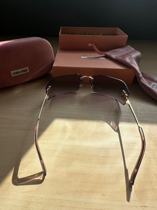 Gafas Miu Miu Cristal Morado Dorado
