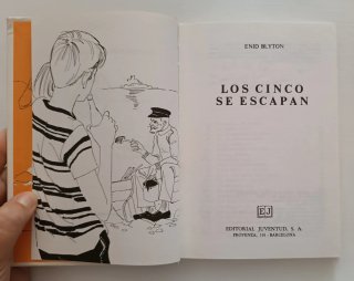 Libro Los cinco se escapan (1986)